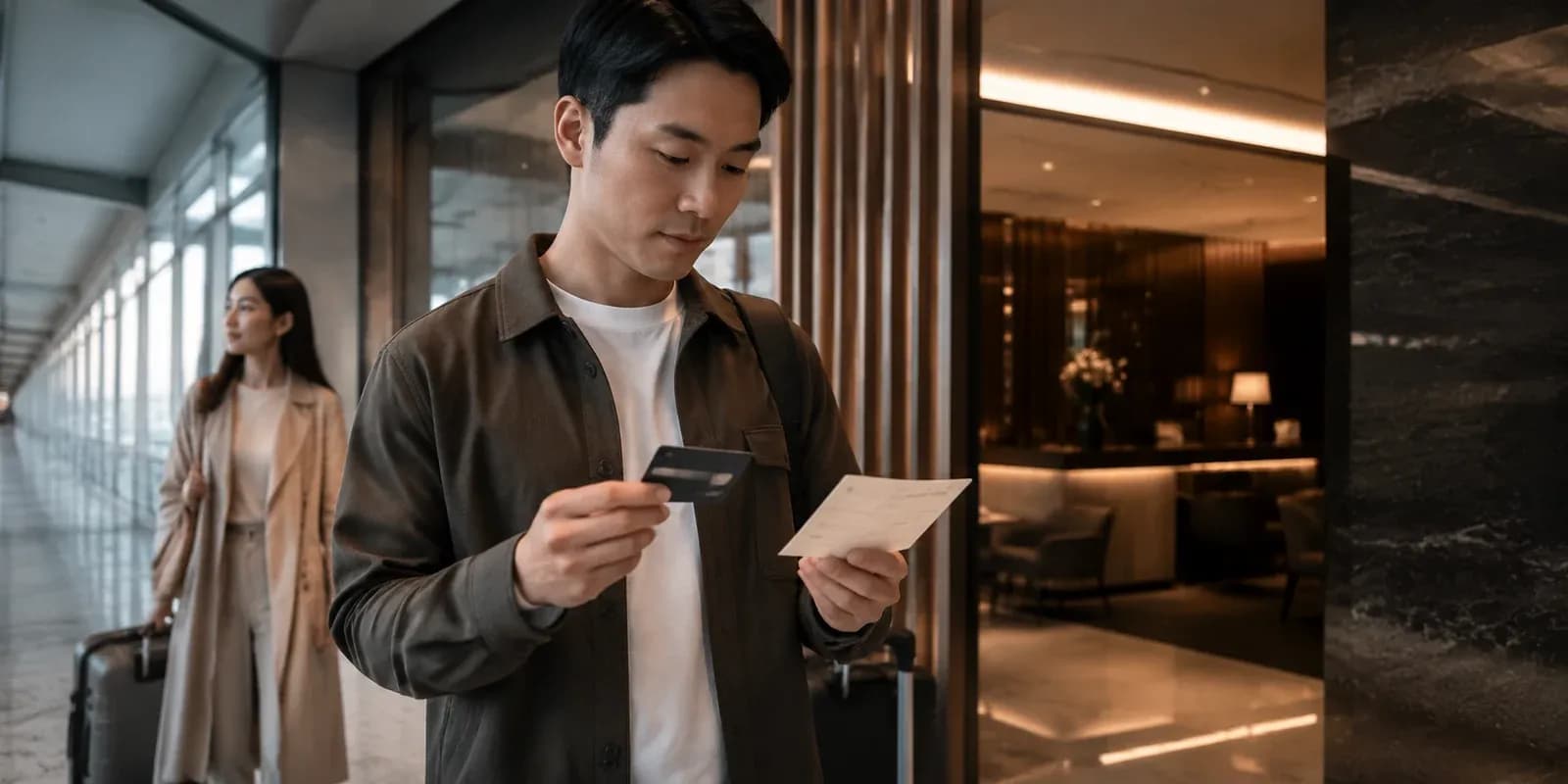 Airport perks: the checklist before the lounge photo